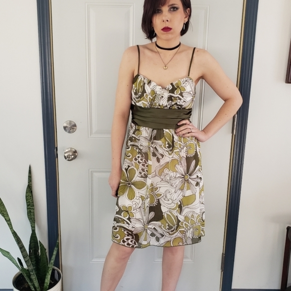 Mid 00s Floral Fairycore Dress